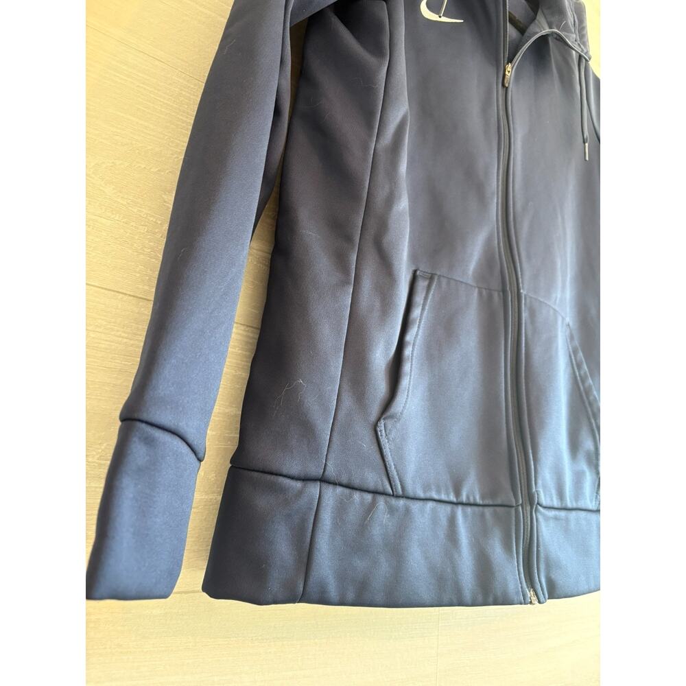 Nike jacket Therma Zip Training Hoodie Size S Dark Blue - Picture 2 of 6